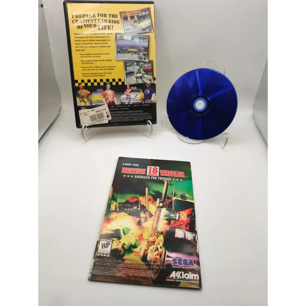 Crazy Taxi PS2 Greatest Hits CIB Complete Manual